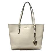 Michael Kors Pre-owned Pre-owned Tyg totevskor White, Dam