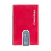 Piquadro Röd Kompakt Plånbok med RFID-skydd Red, Herr