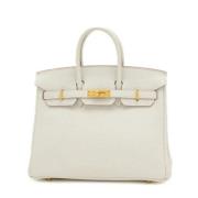 Hermès Vintage Pre-owned Tyg handvskor White, Dam