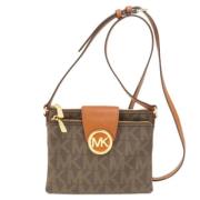 Michael Kors Pre-owned Pre-owned Tyg axelremsvskor Brown, Dam