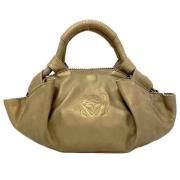 Loewe Pre-owned Pre-owned Tyg handvskor Beige, Dam