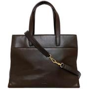 Loewe Pre-owned Pre-owned Tyg handvskor Brown, Dam