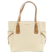 Michael Kors Pre-owned Pre-owned Tyg totevskor Beige, Dam