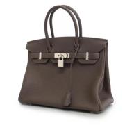 Hermès Vintage Pre-owned Tyg handvskor Gray, Dam