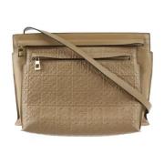 Loewe Pre-owned Pre-owned Tyg axelremsvskor Beige, Dam