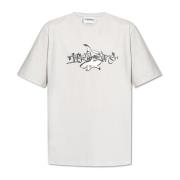 Iceberg T-shirt med logotyp White, Herr