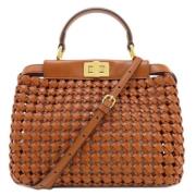 Fendi Vintage Pre-owned Tyg fendi-vskor Brown, Dam