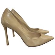 Jimmy Choo Pre-owned Pre-owned Laeder klackskor Beige, Dam