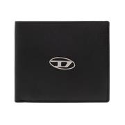 Diesel Bifold plånbok med logotyp Black, Herr