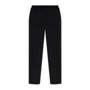 Emporio Armani Sweatpants med logotyp Black, Dam