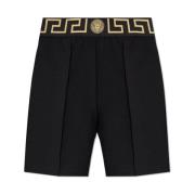 Versace Shorts med logotyp Black, Dam
