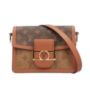 Louis Vuitton Vintage Pre-owned Canvas axelremsvskor Brown, Dam