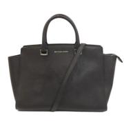 Michael Kors Pre-owned Pre-owned Tyg totevskor Black, Dam