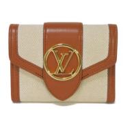 Louis Vuitton Vintage Pre-owned Canvas plnbcker Beige, Dam