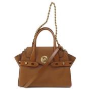 Michael Kors Pre-owned Pre-owned Tyg handvskor Brown, Dam