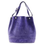 Hermès Vintage Pre-owned Tyg crossbodyvskor Purple, Dam