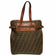 Fendi Vintage Pre-owned Tyg fendi-vskor Brown, Dam