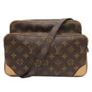 Louis Vuitton Vintage Pre-owned Canvas axelremsvskor Brown, Dam