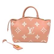 Louis Vuitton Vintage Pre-owned Tyg louis-vuitton-vskor Pink, Dam