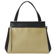 Celine Vintage Pre-owned Laeder handvskor Beige, Dam