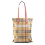 Burberry Vintage Pre-owned Tyg axelremsvskor Multicolor, Dam