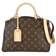 Louis Vuitton Vintage Pre-owned Tyg louis-vuitton-vskor Brown, Dam