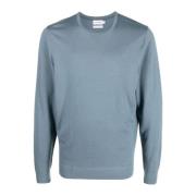 Calvin Klein Superior Wool Crew Neck Sweater Blue, Herr