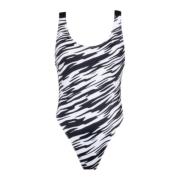 Calvin Klein Dam Baddräkt Scoop Back One Piece Multicolor, Dam