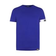 Dsquared2 Högkvalitativ T-shirtkollektion för män Blue, Herr