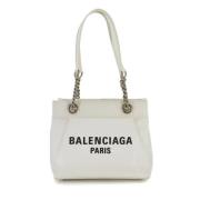 Balenciaga Vintage Pre-owned Tyg balenciaga-vskor Beige, Dam