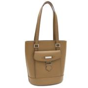 Burberry Vintage Pre-owned Tyg totevskor Brown, Dam