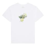 Givenchy Citrontryck Crew Neck T-shirts Polos White, Herr