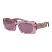 Versace Stiliga Solglasögon med Unik Design Pink, Dam