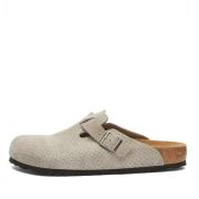 Birkenstock Präglade prickar stenmynt regelbunden passform Beige, Herr