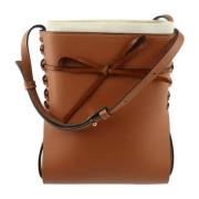 Loewe Pre-owned Pre-owned Tyg axelremsvskor Brown, Dam