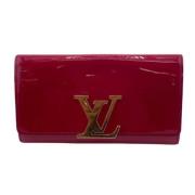 Louis Vuitton Vintage Pre-owned Tyg plnbcker Red, Dam
