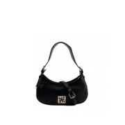 Ermanno Scervino Rosemary Liten Hobo Väska Black, Dam