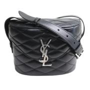 Yves Saint Laurent Vintage Pre-owned Tyg axelremsvskor Black, Dam