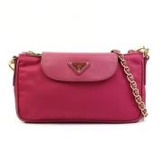 Prada Vintage Pre-owned Tyg prada-vskor Pink, Dam