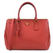 Prada Vintage Pre-owned Tyg prada-vskor Red, Dam