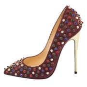 Christian Louboutin Pre-owned Pre-owned Mocka klackskor Red, Dam