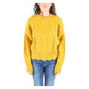 Pinko Chianti Stickad Topp Yellow, Dam