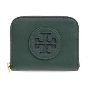 Tory Burch Läderplånbok Green, Dam