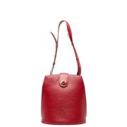 Louis Vuitton Vintage Pre-owned Laeder handvskor Red, Dam