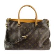 Louis Vuitton Vintage Pre-owned Tyg louis-vuitton-vskor Brown, Dam