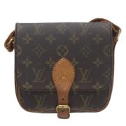 Louis Vuitton Vintage Pre-owned Tyg louis-vuitton-vskor Brown, Dam