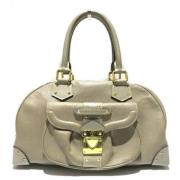 Louis Vuitton Vintage Pre-owned Tyg louis-vuitton-vskor Beige, Dam