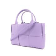 Bottega Veneta Vintage Pre-owned Laeder totevskor Purple, Dam