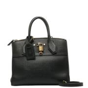 Louis Vuitton Vintage Pre-owned Tyg louis-vuitton-vskor Black, Dam