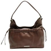 Burberry Vintage Pre-owned Tyg axelremsvskor Brown, Dam